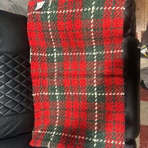 Red and Green Woven Rug